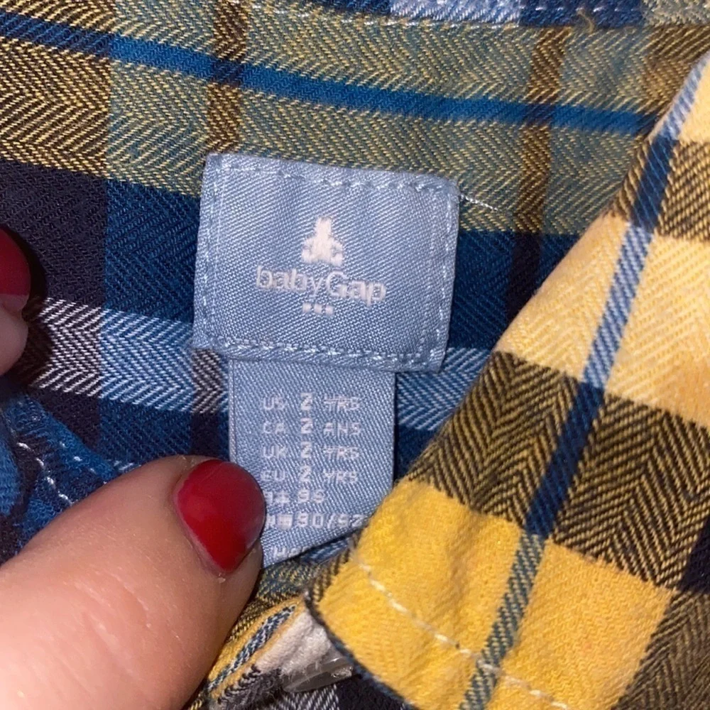BOYS custom made flannel shirt